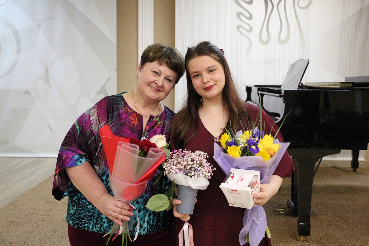 На фото (слева направо): Андрейкина О.Н., Шкилёва Екатерина